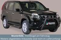 Frontbügel Edelstahl schwarz für Nissan X-Trail...