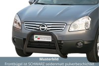 Frontbügel Edelstahl schwarz für Nissan Qashqai...