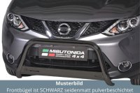 Frontbügel Edelstahl schwarz für Nissan Qashqai...