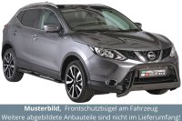 Frontbügel Edelstahl schwarz für Nissan Qashqai...