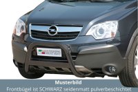 Frontbügel Edelstahl schwarz für Opel Antara 2007 - 2010 63mm mit ABE Rammschutz