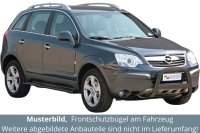 Frontbügel Edelstahl schwarz für Opel Antara 2007 - 2010 63mm mit ABE Rammschutz