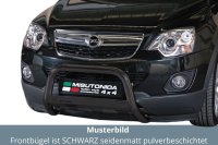 Frontbügel Edelstahl schwarz für Opel Antara...