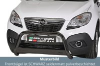 Frontbügel Edelstahl schwarz für Opel Mokka...