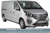 Frontbügel Edelstahl schwarz für Opel Vivaro...