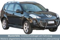 Frontbügel Edelstahl schwarz für Peugeot 4007...