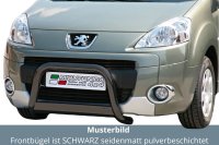 Frontbügel Edelstahl schwarz für Peugeot...