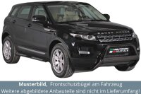 Frontbügel Edelstahl schwarz für Land Rover Range Rover Evoque 2011-15 63mm ABE