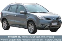 Frontbügel Edelstahl schwarz für Renault Koleos 2008 - 2011 63mm mit ABE Bullbar