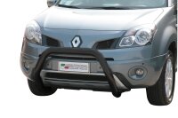 Frontbügel Edelstahl schwarz für Renault Koleos 2008 - 2011 76mm mit ABE Bullbar