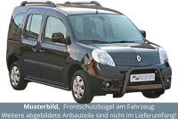 Frontbügel Edelstahl schwarz für Renault Kangoo...