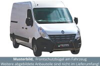 Frontbügel Edelstahl schwarz für Renault Master...