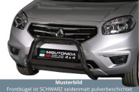 Frontbügel Edelstahl schwarz für Renault Koleos...