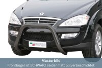 Frontbügel Edelstahl schwarz für Ssangyong...