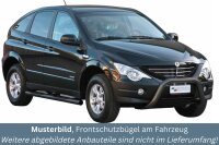 Frontbügel Edelstahl schwarz für Ssangyong...