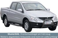 Frontbügel Edelstahl schwarz für Ssangyong Actyon Sports 2007 - 2011 63mm Gutachten