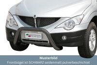 Frontbügel Edelstahl schwarz für Ssangyong...