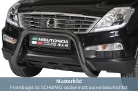 Frontbügel Edelstahl schwarz für Ssangyong...