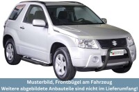 Frontbügel Edelstahl schwarz für Suzuki Grand Vitara JT 2005 -2008 63mm Gutachten