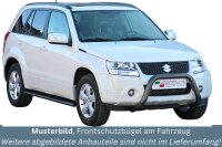 Frontbügel Edelstahl schwarz für Suzuki Grand Vitara 2009 - 2015 76mm mit ABE