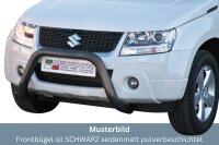 Frontbügel Edelstahl schwarz für Suzuki Grand Vitara JT 2009 - 2015 Ø76mm mit Gutachten