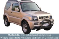 Frontbügel Edelstahl schwarz für Suzuki Jimny...