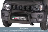 Frontbügel Edelstahl schwarz für Suzuki Jimny...