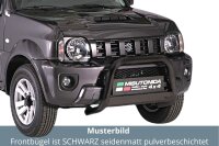 Frontbügel Edelstahl schwarz für Suzuki Jimny FJ Bj. 2012-2017 Ø63mm ABE Frontschutzbügel