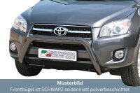 Frontbügel Edelstahl schwarz für Toyota Rav 4 2009 - 2009 76mm mit ABE Bullbar