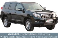 Frontbügel Edelstahl schwarz für Toyota Land Cruiser 150 J15 2009 - 2013 Ø63mm mit Gutachten