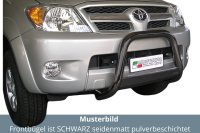 Frontbügel Edelstahl schwarz für Toyota Hilux...