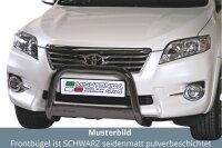 Frontbügel Edelstahl schwarz für Toyota Rav 4 2010 - 2012 Ø63mm mit Gutachten