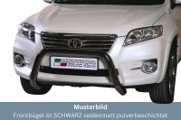 Frontbügel Edelstahl schwarz für Toyota Rav 4 2010 - 2012 Ø76mm mit Gutachten