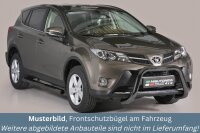 Frontbügel Edelstahl schwarz für Toyota Rav 4 2013 - 2015 76mm mit ABE Bullbar