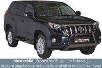 Frontbügel Edelstahl schwarz für Toyota Land Cruiser 150 2014 - 2019 63mm ABE Bullbar