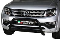 Frontbügel Edelstahl schwarz für VW Amarok Highline 2010 - V6 2016 - 63mm Gutachten