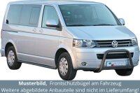 Frontbügel Edelstahl schwarz für VW T5 2010 -...