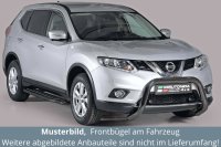 Frontbügel Edelstahl schwarz für Nissan X-Trail...