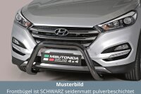 Frontbügel Edelstahl schwarz für Hyundai Tucson...