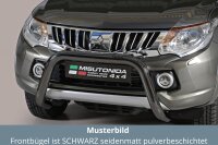 Frontbügel Edelstahl schwarz für Mitsubishi...