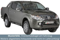 Frontbügel Edelstahl schwarz für Mitsubishi...