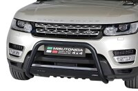 Frontbügel Edelstahl schwarz für Range Rover Sport 2014 - 63mm mit ABE Bullbar