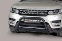 Frontbügel Edelstahl schwarz für Range Rover Sport 2014 - 63mm mit ABE Bullbar