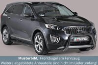 Frontbügel Edelstahl schwarz für KIA Sorento...