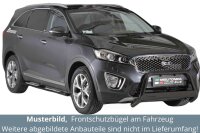 Frontbügel Edelstahl schwarz für KIA Sorento 2015 - 63mm ABE Frontschutzbügel