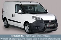 Frontbügel Edelstahl schwarz für Fiat Doblo...