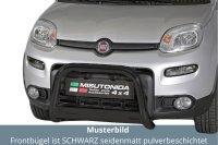 Frontbügel Edelstahl schwarz für Fiat Panda 4x4...