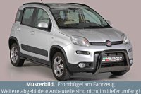 Frontbügel Edelstahl schwarz für Fiat Panda 4x4...