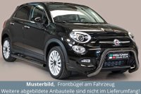 Frontbügel Edelstahl schwarz für Fiat 500 X...