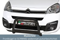 Frontbügel Edelstahl schwarz für Citroen...